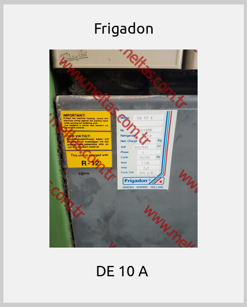 Frigadon - DE 10 A 