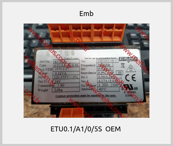 Emb - ETU0.1/A1/0/5S  OEM 