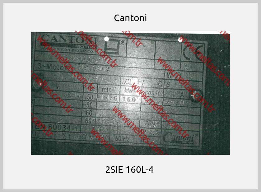 Cantoni - 2SIE 160L-4 