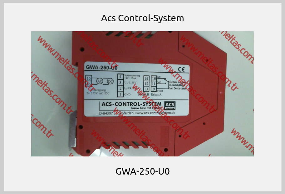 Acs Control-System - GWA-250-U0