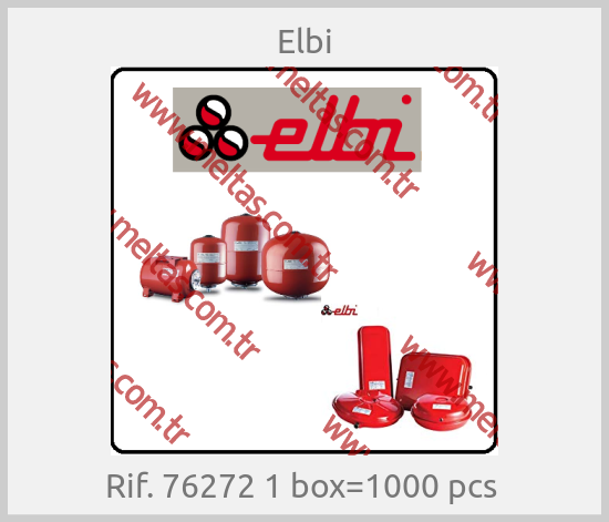 Elbi - Rif. 76272 1 box=1000 pcs 
