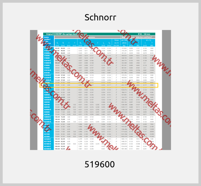 Schnorr - 519600 