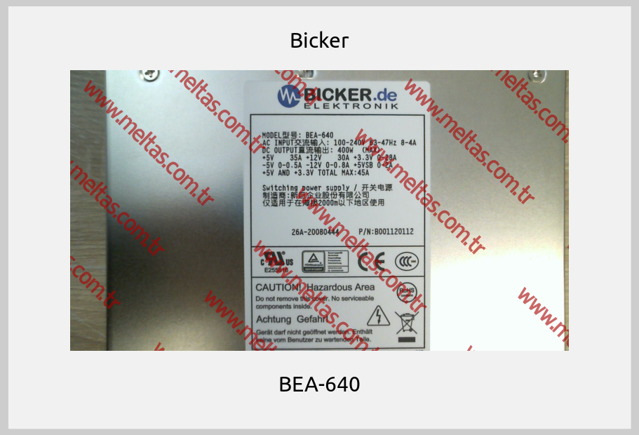 Bicker - BEA-640