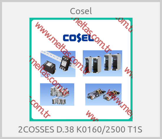 Cosel - 2COSSES D.38 K0160/2500 T1S 