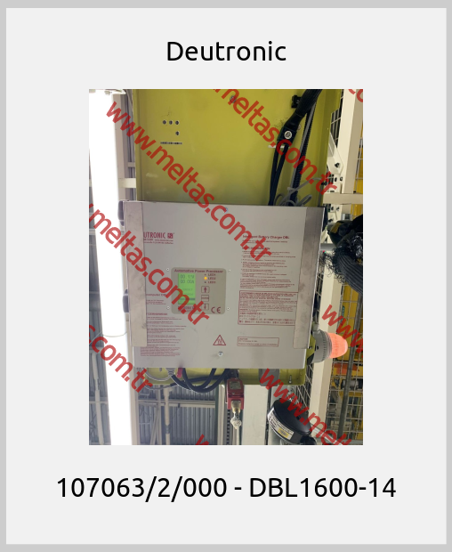 Deutronic - 107063/2/000 - DBL1600-14