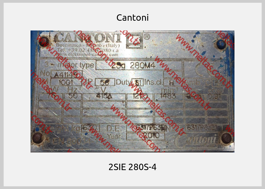 Cantoni - 2SIE 280S-4