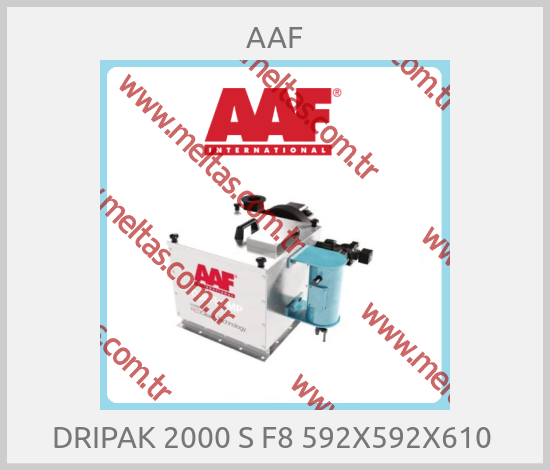 AAF-DRIPAK 2000 S	F8	592X592X610 