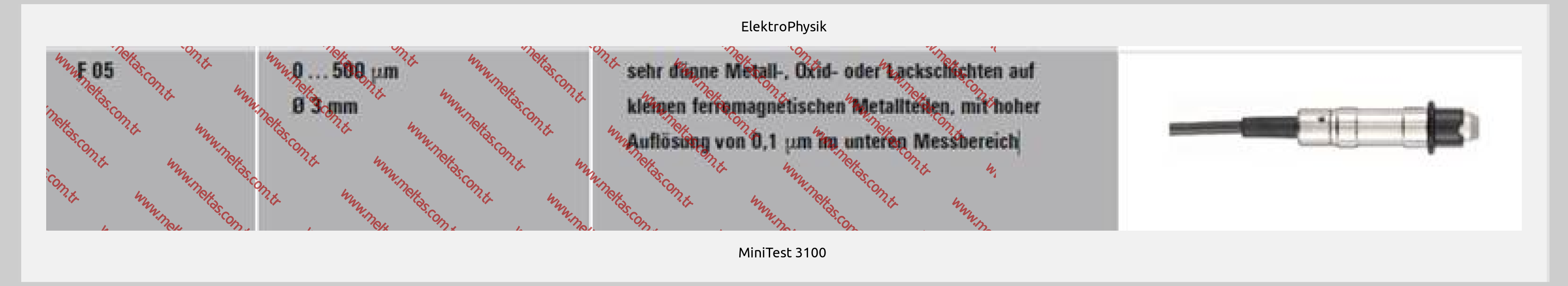 ElektroPhysik - MiniTest 3100 