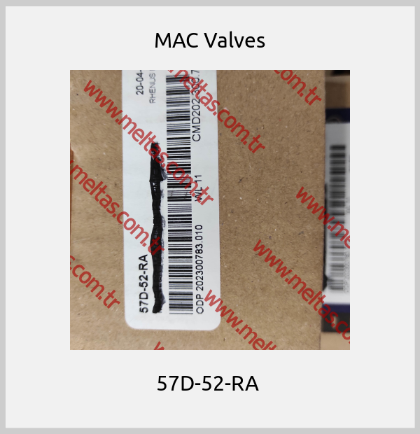 МAC Valves - 57D-52-RA 