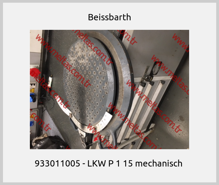 Beissbarth-933011005 - LKW P 1 15 mechanisch 