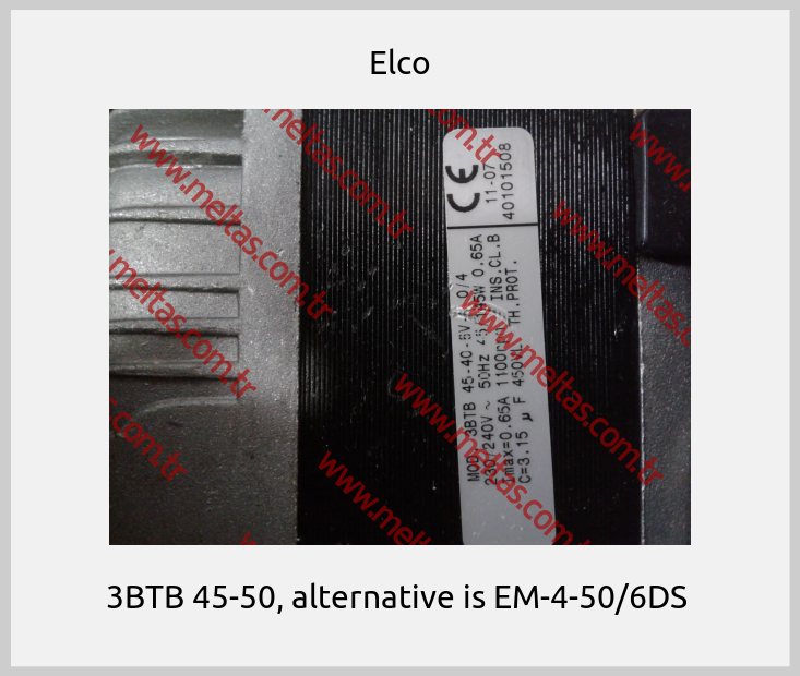 Elco - 3BTB 45-50, alternative is EM-4-50/6DS 