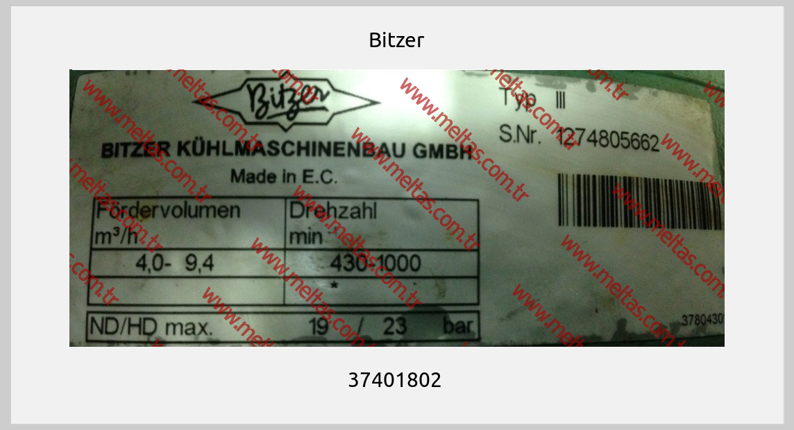 Bitzer - 37401802 
