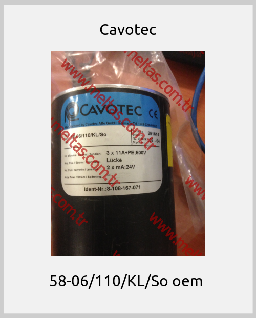 Cavotec-58-06/110/KL/So oem 