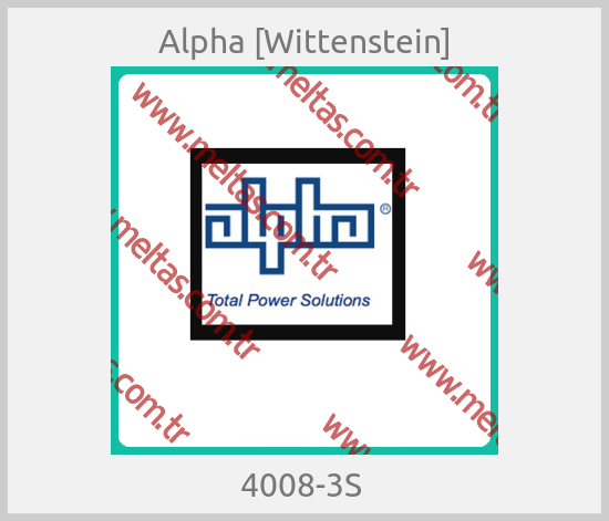 Alpha [Wittenstein]-4008-3S 