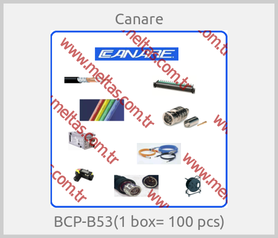 Canare - BCP-B53(1 box= 100 pcs)