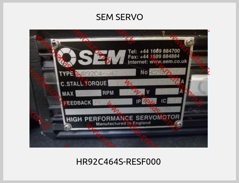 SEM SERVO - HR92C464S-RESF000 