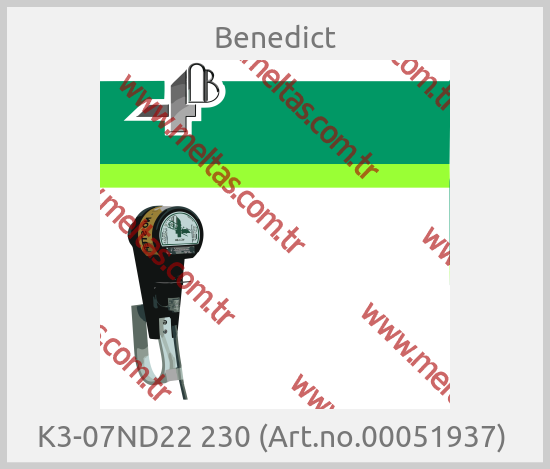 Benedict - K3-07ND22 230 (Art.no.00051937) 