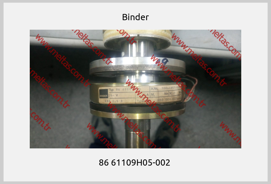 Binder - 86 61109H05-002 