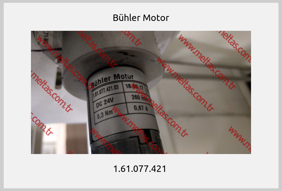 Bühler Motor -  1.61.077.421 