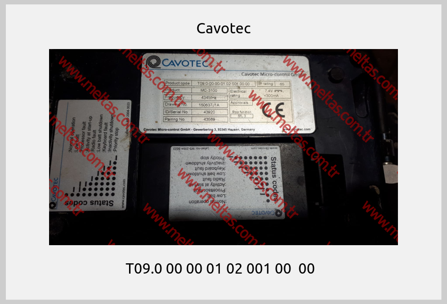 Cavotec - T09.0 00 00 01 02 001 00  00	 