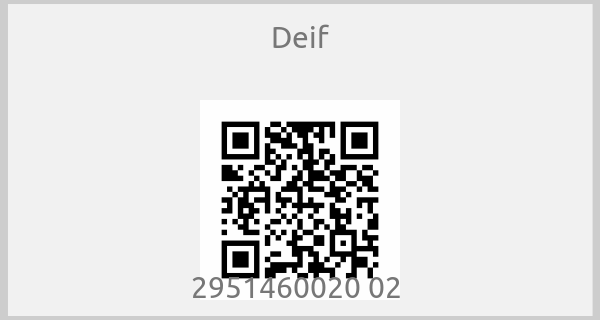Deif - 2951460020 02 