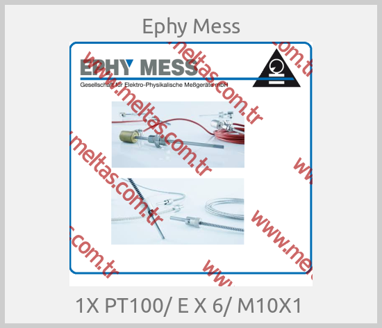 Ephy Mess - 1X PT100/ E X 6/ M10X1 