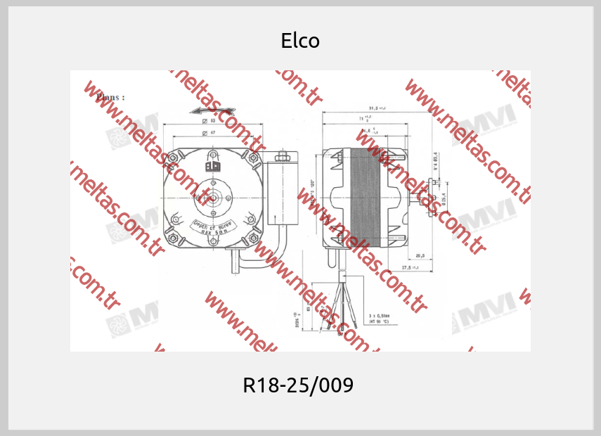 Elco - R18-25/009 