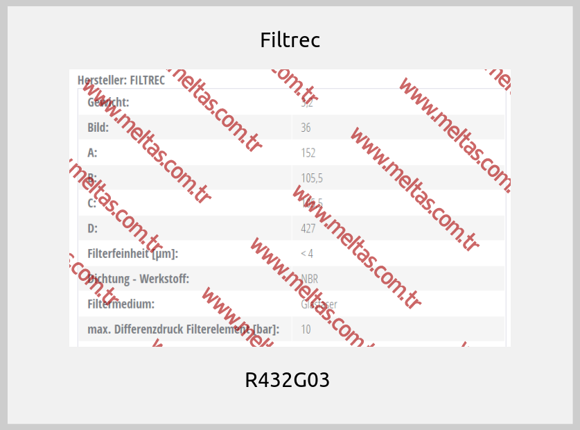 Filtrec-R432G03 