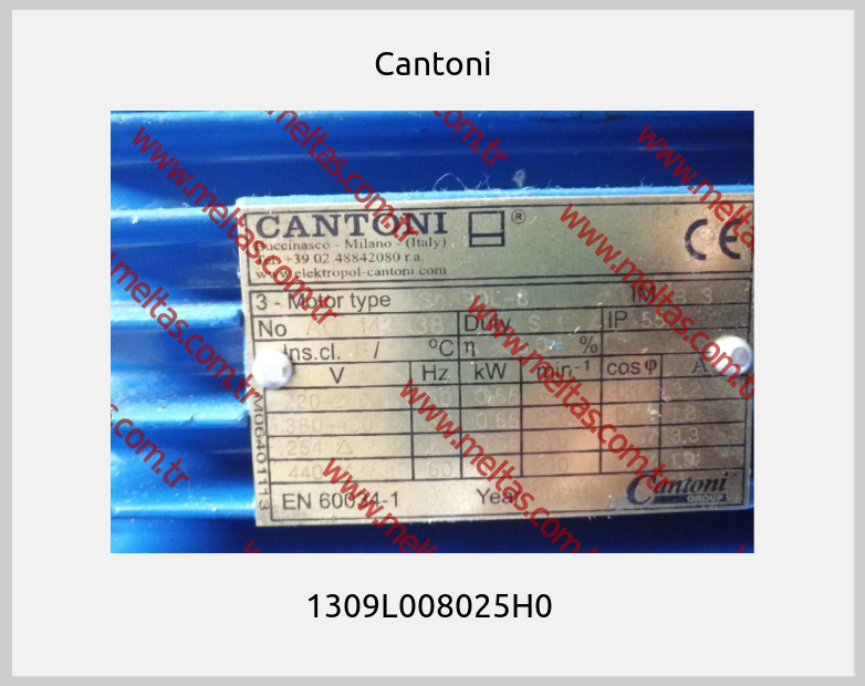 Cantoni - 1309L008025H0 