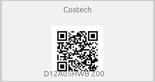 Costech-D12A05HWB Z00    
