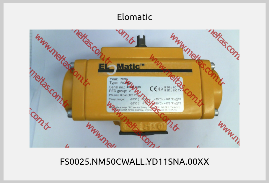 Elomatic - FS0025.NM50CWALL.YD11SNA.00XX