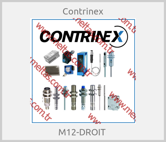 Contrinex-M12-DROIT 