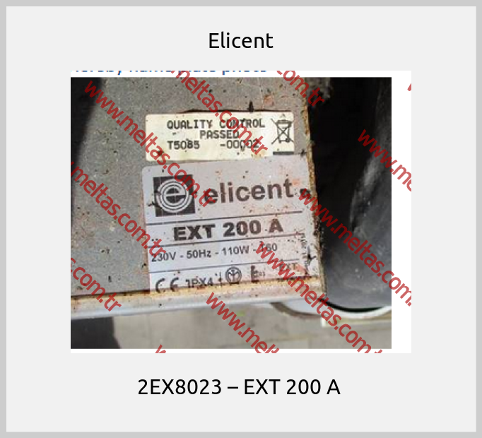 Elicent-2EX8023 – EXT 200 A 