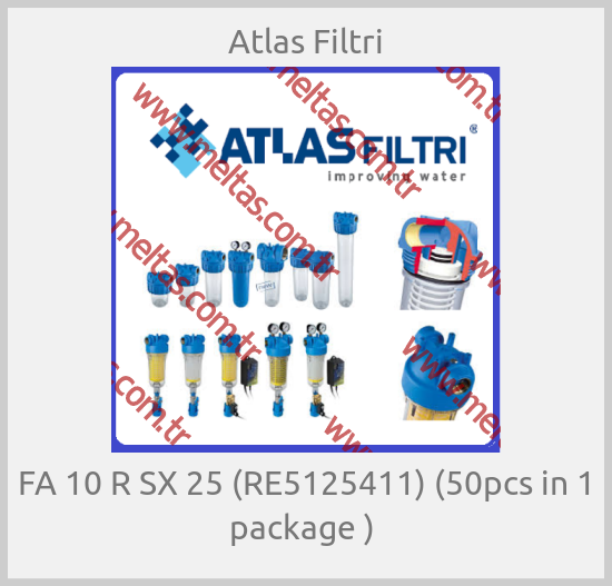 Atlas Filtri - FA 10 R SX 25 (RE5125411) (50pcs in 1 package ) 