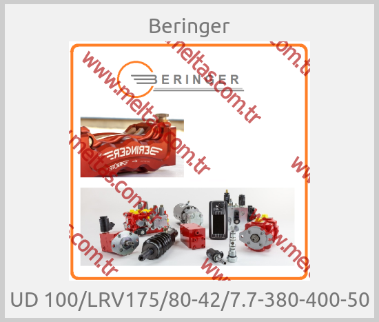 Beringer-UD 100/LRV175/80-42/7.7-380-400-50