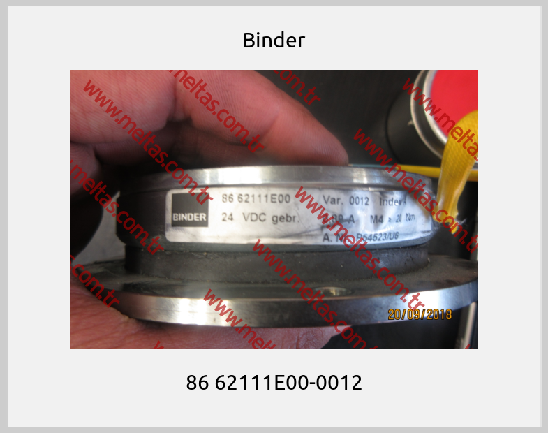 Binder - 86 62111E00-0012