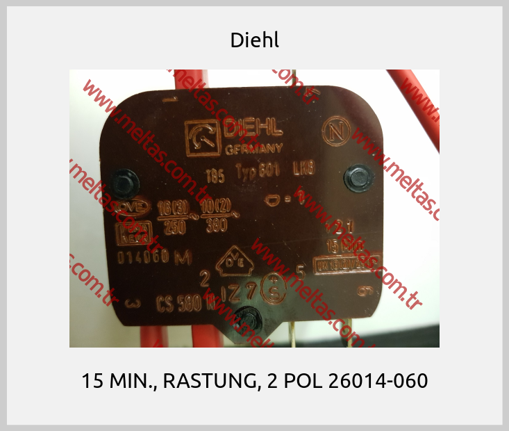 Diehl - 15 MIN., RASTUNG, 2 POL 26014-060