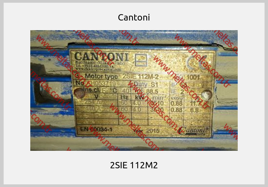 Cantoni - 2SIE 112M2
