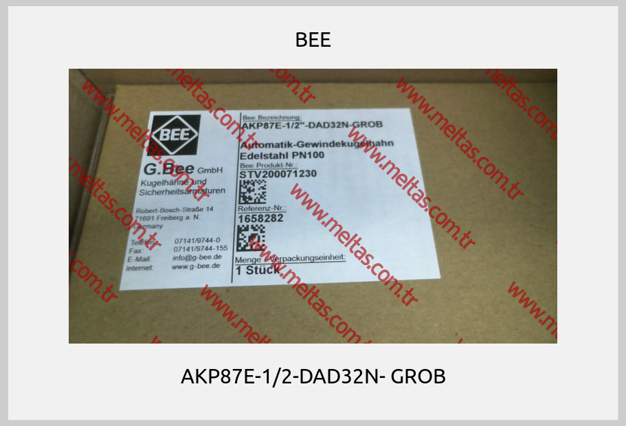 BEE - AKP87E-1/2-DAD32N- GROB