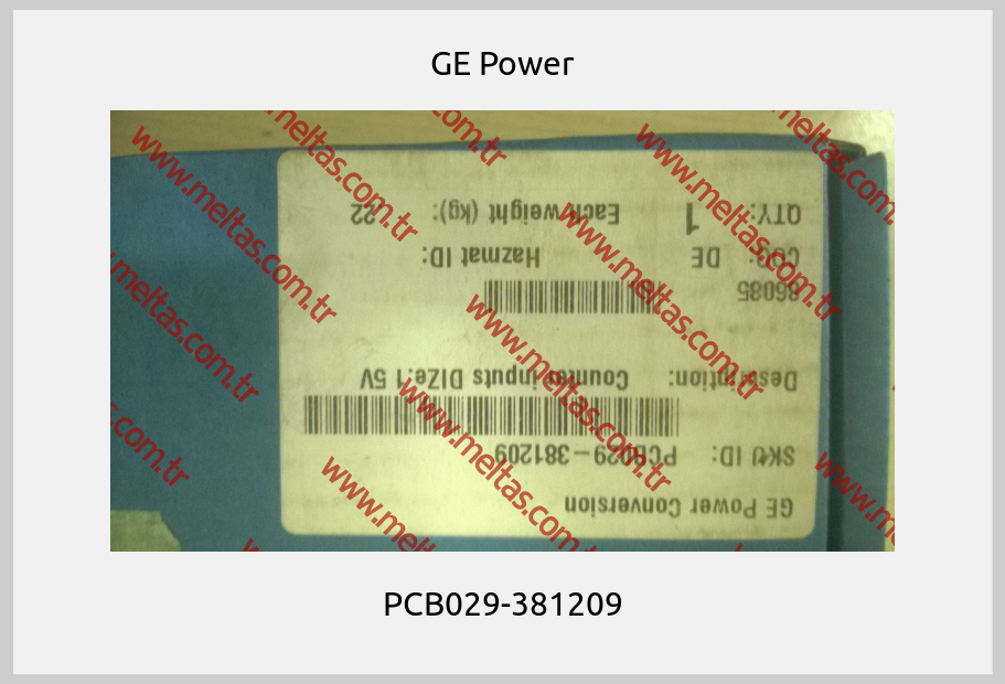 GE Power - PCB029-381209