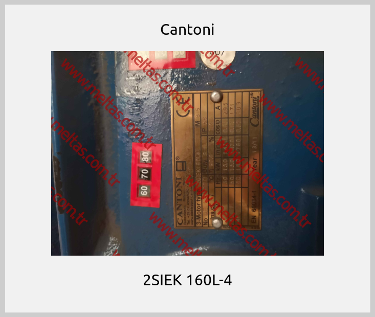 Cantoni - 2SIEK 160L-4