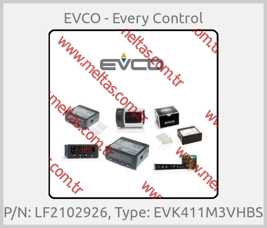 EVCO - Every Control - P/N: LF2102926, Type: EVK411M3VHBS