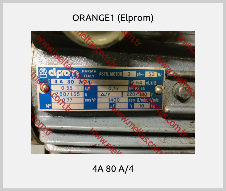 ORANGE1 (Elprom)-4A 80 A/4