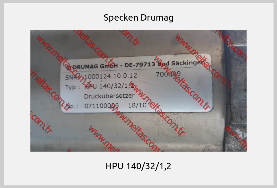 Specken Drumag - HPU 140/32/1,2