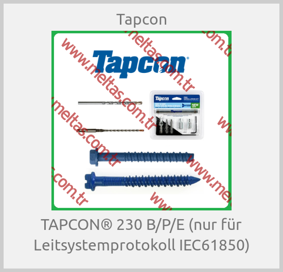Tapcon - TAPCON® 230 B/P/E (nur für Leitsystemprotokoll IEC61850)