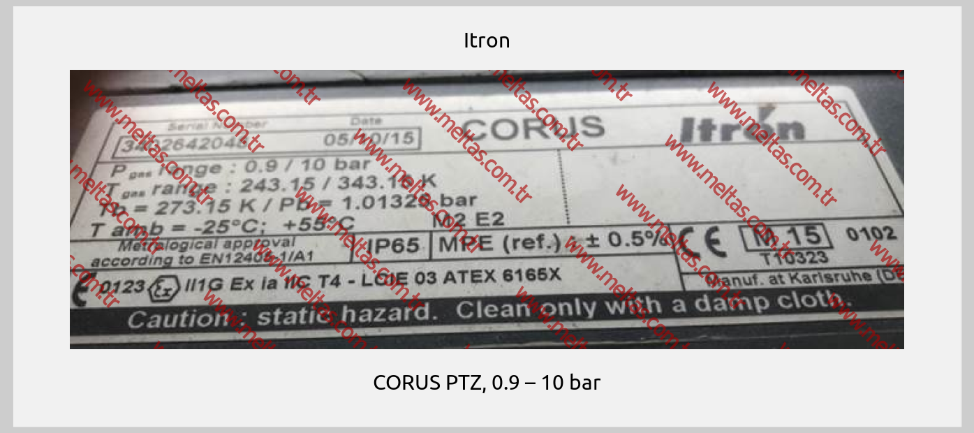 Itron - CORUS PTZ, 0.9 – 10 bar