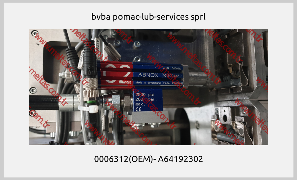 bvba pomac-lub-services sprl - 0006312(OEM)- A64192302