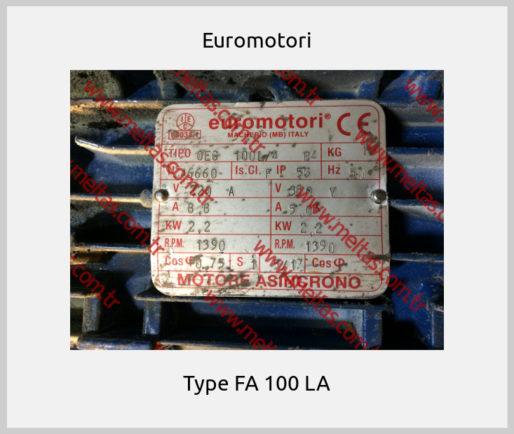 Euromotori - Type FA 100 LA