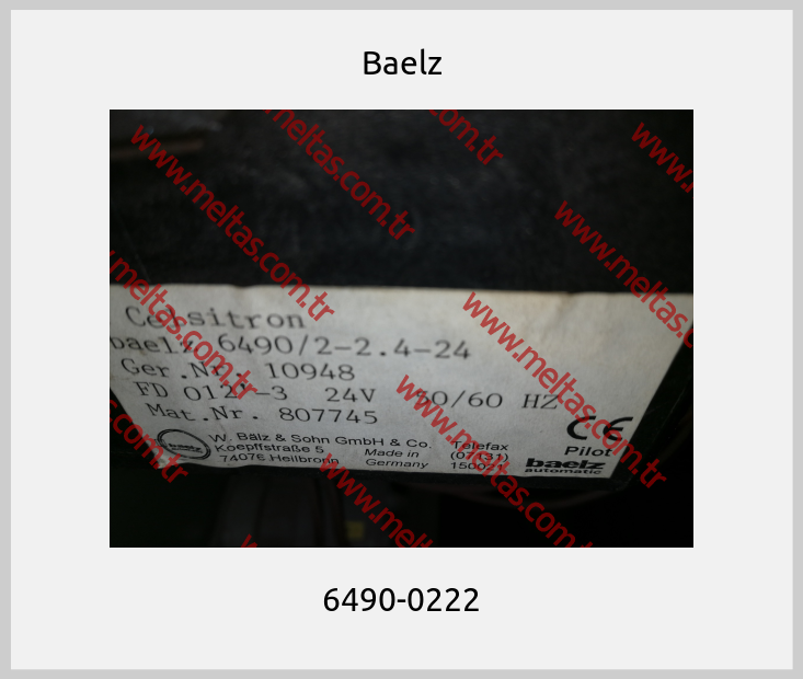 Baelz - 6490-0222
