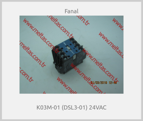 Fanal - K03M-01 (DSL3-01) 24VAC